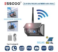 1080P HD Solar Rückfahrkamera Kabellos Funk IP69 Für Android iPhone LKW Bus RV