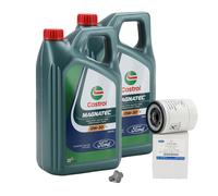 10L CASTROL MAGNATEC 0W-30 D + Ölfilter für FORD TOURNEO TRANSIT 2.0 EcoBlue