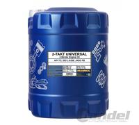 10L MANNOL 2-TAKT ÖL UNIVERSAL MISCHÖL API TC JASO FB für ROLLER RASENMÄHER uvm.