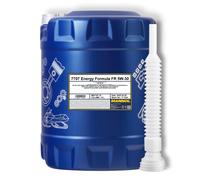 10L MANNOL Formula FR Motoröl 5W-30 7707 passend für FORD OPEL VOLVO API SN ACEA A5/B5 + Schlauch MN7707-10