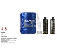10L MANNOL Motoröl TRAKTOR SUPEROIL 15W-40 Inkl. 2x Reiniger Motor Flush
