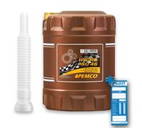 10L Pemco Hydrauliköl Hydro ISO 46 Mineralöl HLP 46 Schmieröl + Abfüllschlauch