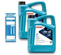 10L ROWE Motoröl Hightec Synt RSi 5W-40 MB 229.3 226.5 VW 502 00 505 00 Porsche 20068-0050-99
