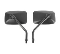 10mm Schwarz Universal Motorrad Spiegel Seitenspiegel Rückspiegel Fahrradspiegel