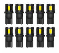 10PC T10 W 5W 4SMD CANBUS LED Lampen Standlicht Innenraum Glassockel Licht Weiß