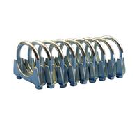 10St Auspuffschelle Rohr-Bügelschelle U-Bolt Clamp M10 x 45 mm Flachbügelschelle