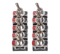 10stk Auto Umschalter 12V 24V 220V 230V 10A Auf/Aus 2 Pinne Kippschalter Satz