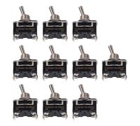 10stk Auto Umschalter 12V 24V 220V 230V 10A Auf/Aus 2 Pinne Kippschalter Satz