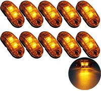 10Stk LED Seitenmarkierungsleuchte Begrenzungsleuchten Anhänger LKW 12V/24V Gelb