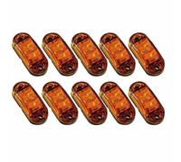 10stk LED Seitenmarkierungsleuchte Begrenzungsleuchten Gelb 12V/24V Anhänger LKW