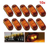 10Tlg LED Seitenmarkierungsleuchte Begrenzungsleuchten Anhänger LKW 12V/24V Gelb