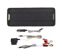 10W 12V Solar Ladegerät für Autobatterien, OBD Solar Kit mit monokristallinem Silizium, 32x12cm Solarmodul für Auto Starterbatterie, Wetterfester Solarpanel für Fahrzeug Ladung