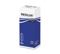 10x Stück NEOLUX 10W 12V SV8,5 Soffitte Kurz Glühbirne Autolamp.