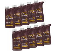 10x 1 Liter Motoröl MANNOL EXTREME 5W-40 API SN CF ACEA A3 B VW 502 505 00 MB VW