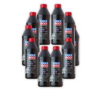 10x 1L LIQUI MOLY 2719 Motorbike Fork Oil 7,5W medium/light Motorrad Gabelöl Öl