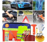 10x Auto Erste Hilfe Set PKW Verbandstasche Warnweste Warndreieck Werkzeug Set