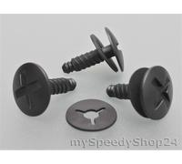 10x Befestigung clips für VW T5 T6 GOLF BATTERIE ABDECKUNG 7H0915450