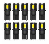 10X CANBUS & T10 W 5W 4SMD LED Lampe Standlicht Innenraum Glassockel Licht Weiß-