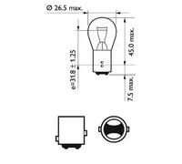 Philips 48159773 Auto-Glühbirne P21/5W 21 W Halogen