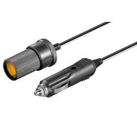 10x Goobay 11425 KFZ/Auto Zigarettenanzünder Verlängerung, 12 V, 2,0 m, 2 m - mi