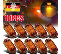 10x LED Seitenmarkierungsleuchte Begrenzungsleuchten Gelb 12V/24V Anhänger LKW