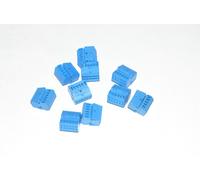 10x Original VW Audi Seat Skoda VAG Flachkontaktsteckgehäuse Stecker 8X0035447