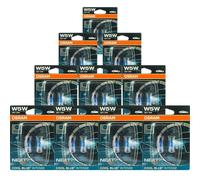 10x OSRAM COOL BLUE INTENSE W5W DUOPack Blinkleuchte 12V W21x95d Glühbirnen