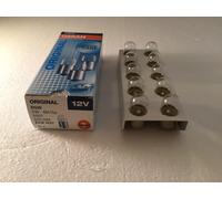 10x Osram Lampen 12V 5W BA15s Lampe Glühlampe Kugellampe R5W 5007 ECE R37