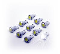 10X passend für VW T5 LED SMD Tachobeleuchtung Instrumentenbeleuchtung 12V weiß