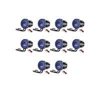10X PD Typ C USB Auto Ladegerät und QC 3.0 Schnell Ladegerät 12V Steckdose mit Ein / AUS-Schalter Für Motorrad RV ATV, Blau