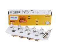 10x PHILIPS 12036CP Kugellampe Stecksockellampe H6W 12V 6W BAX9s