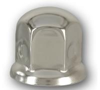 10 Stück Universelle LKW Radmutterkappen 32mm Schlüsselweite Edelstahl.