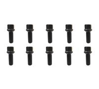 10x Radschrauben M14x1,5 40mm Kugelbund R13 schwarz für CUPRA Born K1 Tavascan K