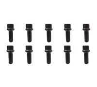 10x Radschrauben M14x1,5 47mm Kugelbund R13 schwarz für CUPRA Born K1 Tavascan K