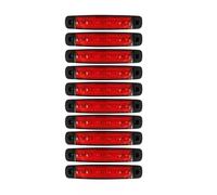 10 x LED 24V ROT BEGRENZUNGSLEUCHTE UMRISSLEUCHTE POSITIONSLEUCHTE E-Prüf.