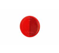 Matel Service Rot Rund Reflektor 78 mm Rückstrahler Katzenauge Selbstklebend Anhänger LKW E20