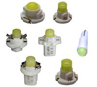 10x T5 T3 T4,2 T4,7 Cob LED Sockel Tachobeleuchtung Cockpitbeleuchtung weiß blau rot grün (rot, T5)