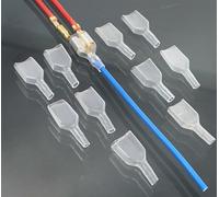 10x Tüllen Rundstecker Verteiler Kabelschuhe Verteilerstecker Kfz Isolierung #78