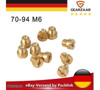 25x Hauptdüse 55-115 M6 für Dellorto & Mikuni Vergaser 6mm Hauptdüsen Düsenset