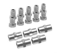 10+5 AUPROTEC Verbinder M10x1 Bremsleitung 4,75 mm Bördel F 10x Verschraubung + 5x Verbinder DIN/ISO 1651 konform