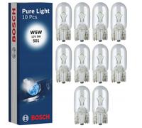 10x W5W 12V 5W Standlicht Kennzeichenlicht Autolampen T10 Glassockel - BOSCH