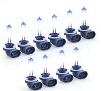 10xStück H27W/2-27W - 881 - PGJ13-12V Xenon Optik Lights - Halogen Auto Lampen für Abblendlicht Fernlicht Zusatzscheinwerfer und Nebelscheinwerfer. / chiavi