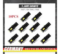 10xT10 W 5W SMD LED Standlicht Kennzeichenbeleuchtung Innenraum Birne Lampe 12V