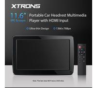 11,6" Auto Aktiv Kopfstützen Monitor IPS HD LCD HDMI 1080P Video USB 1366768