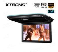 11,6" FHD Auto Deckenmonitor TFT 1080P Video HDMI USB 178 ° drehbarer 1366768