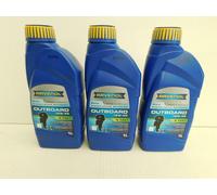 11,99€/l Ravenol Outboardoel 4T SAE 15W-40 3 x 1 L ÖL Außenborder NMMA FC-W g
