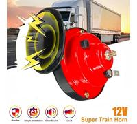 300DB 12V Elektrisch-Schnecken Klang Hupe Lufthorn Laut Horn Auto Fanfare LKW DE