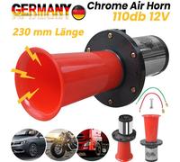 110db 230 mm Länge Retro Hupe Fanfare mit Oldtimer Klang Sound Universal 12V