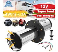 110DB Retro Oldtimerhorn mit Oldtimer Horn Waltons Fanfare Signalhorn Chrom Hupe