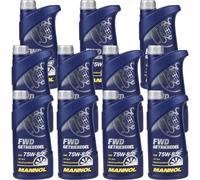 11x1 Liter Original MANNOL Getriebeöl FWD Getriebeoel 75W-85 API GL 4